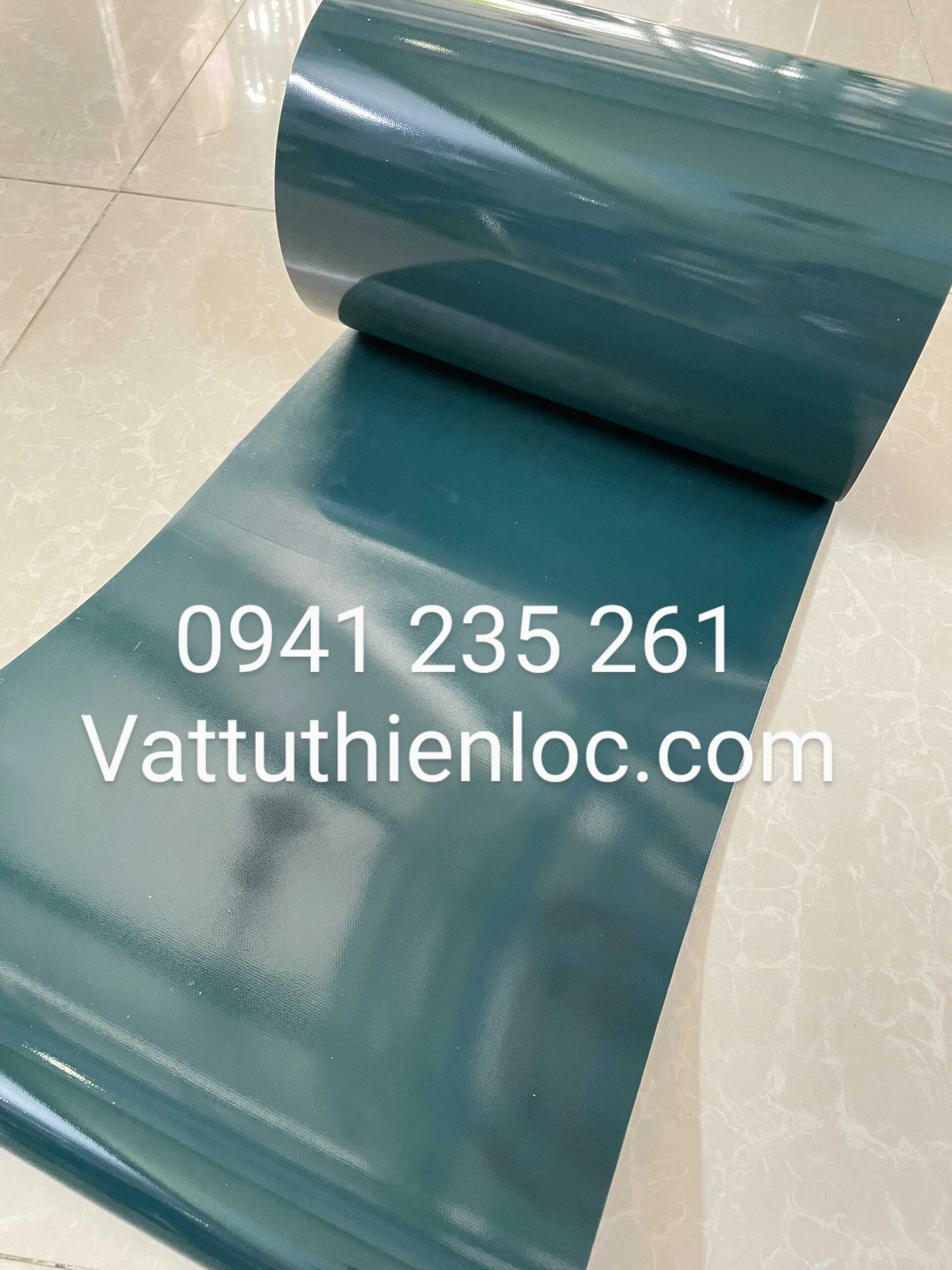 Băng Tải PVC Xanh Dày 3mm