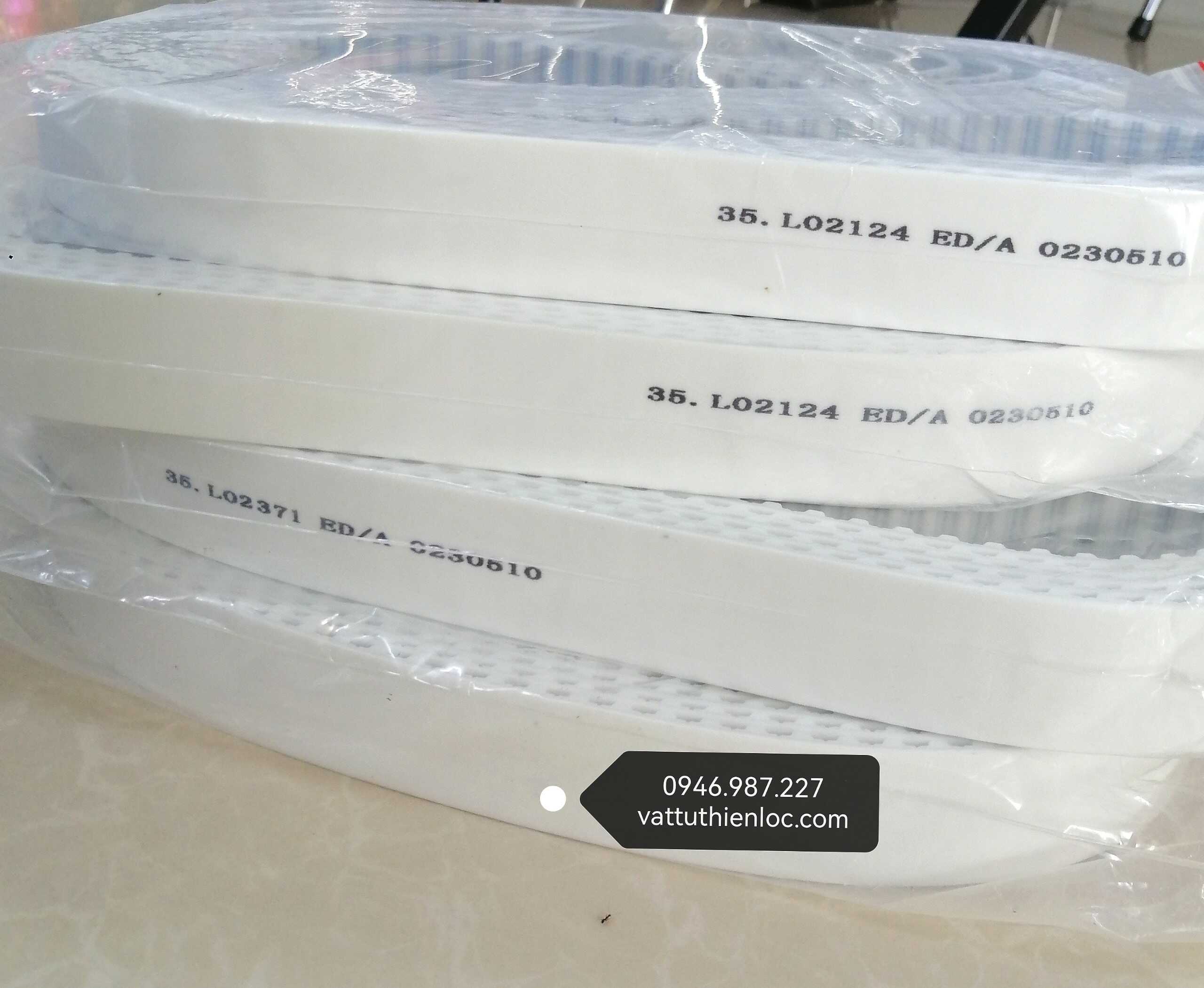 DÂY CUROA PU ĐÚC LIỀN RĂNG L-2371, L-2124, L-1924