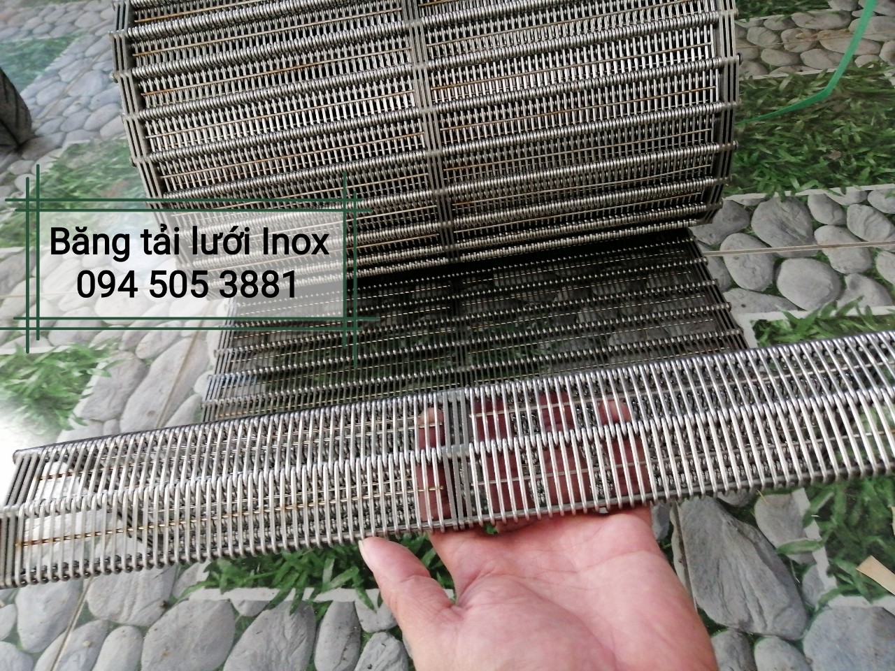 Băng tải lưới inox chịu nhiệt độ cao