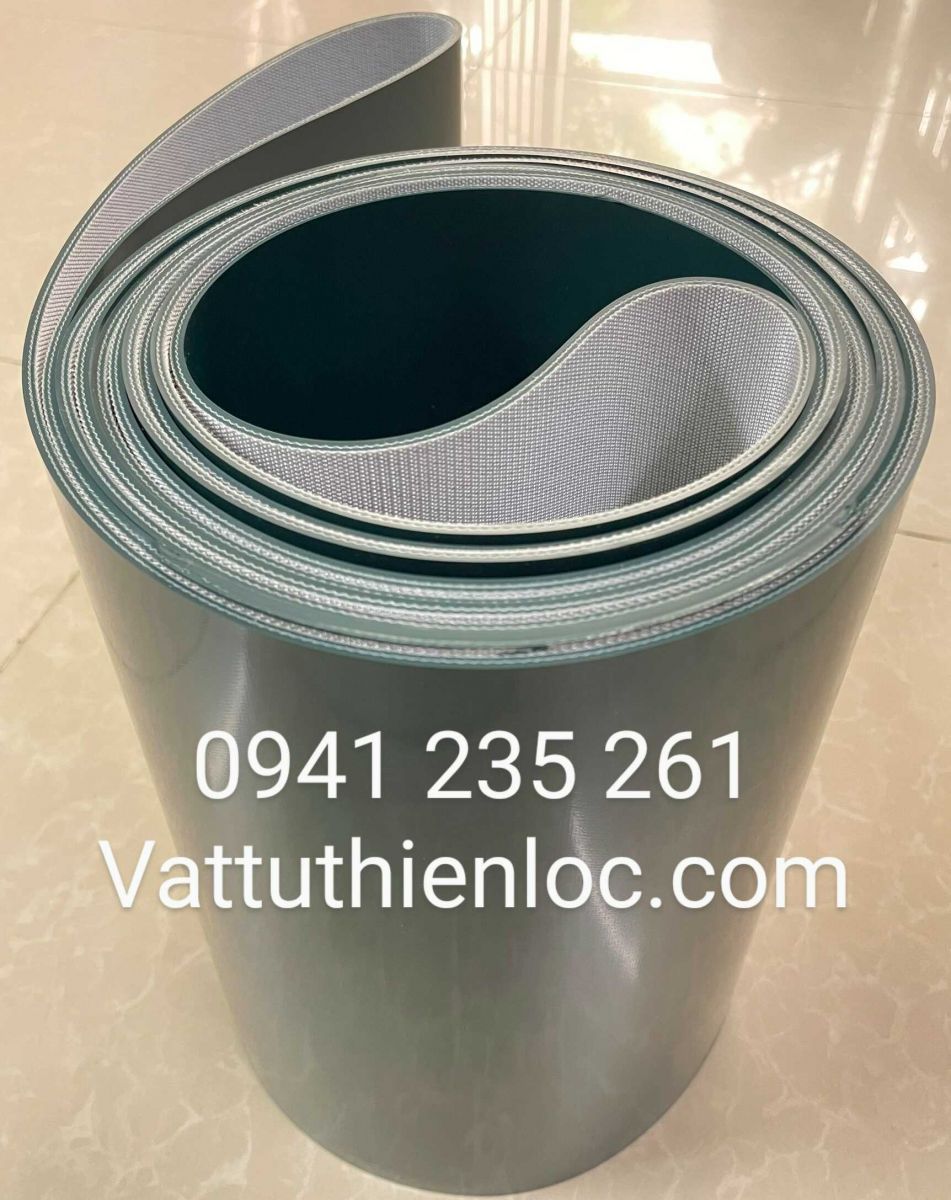 BĂNG TẢI PVC XANH 